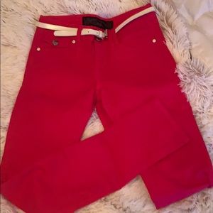 Beautiful hot pink pants jeans